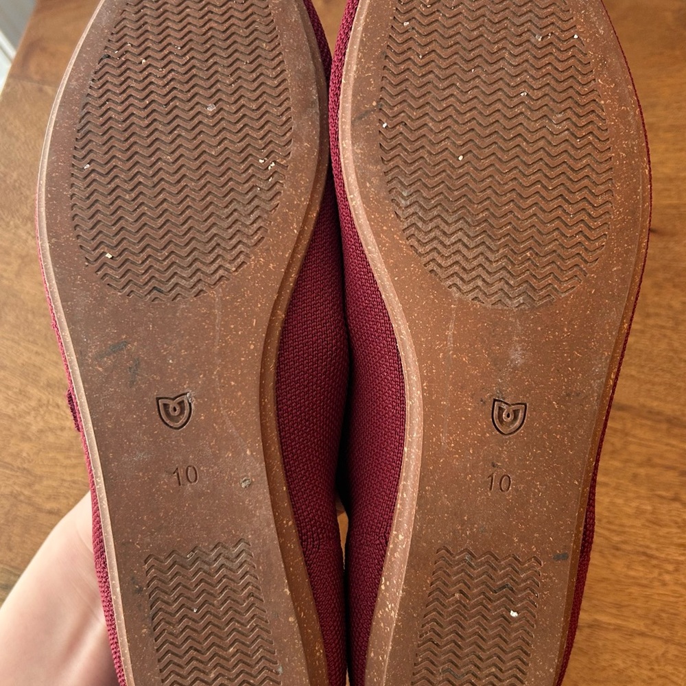 Rothy's Cabernet Double Buckle Mary Jane Flats - Picture 6 of 7